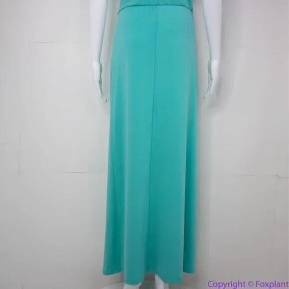 NEW Eloquii teal wrap front midi dress, women's plus size 18 - Picture 14 of 16